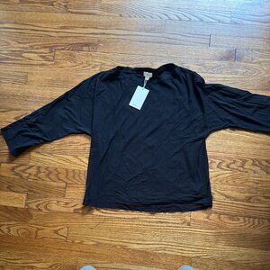 NWT Donni Supima cotton loose top, Size Small